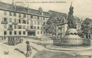 73 Savoie CPA FRANCE 73 " Chambéry, Place du Centenaire et Grand Hôtel de France"