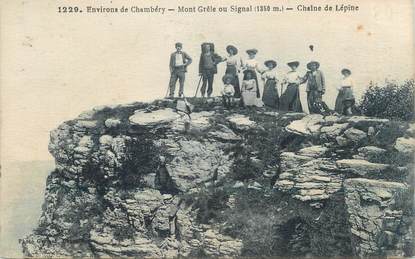 CPA FRANCE 73 " Environs de Chambéry, Mont Grêle ou Signal"
