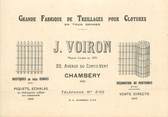 73 Savoie CPA FRANCE 73 " Chambéry, Publicité sur la Grande fabrique de treillage pour clotures J. Voiron"