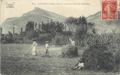 CPA FRANCE 73 " Chambéry, Le Nivolet et le Mont Pennay"