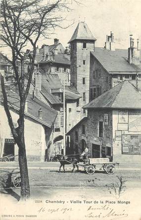 CPA FRANCE 73 " Chambéry, Vieille tour de la Place Monge"