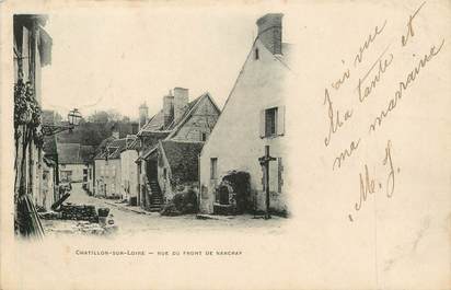 / CPA FRANCE 45 "Chatillon sur Loire, rue du front de Nancray"