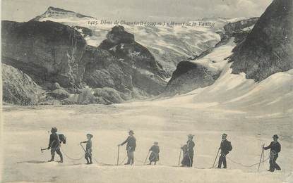 CPA FRANCE 73 " Massif de La Vanoise, Le Dôme Chasseforêt" / ALPINISME