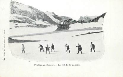 CPA FRANCE 73 " Le Col de la Vanoise" / ALPINISME