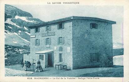 CPA FRANCE 73 " Le Col de la Vanoise, Le Refuge Félix Faure" / ALPINISME