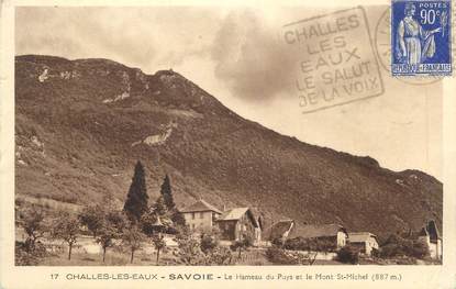 CPA FRANCE 73 " Challes les Eaux, Le Hameau du Puys et le Mont St Michel"