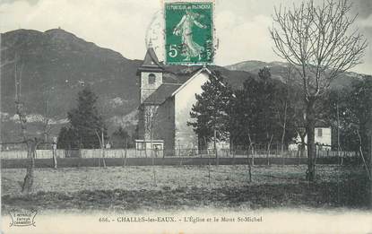 CPA FRANCE 73 "Challes les Eaux, L'église et le Mont St Michel"