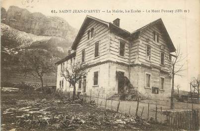 CPA FRANCE 73 "St Jean d'Arvey, La Mairie , les écoles"