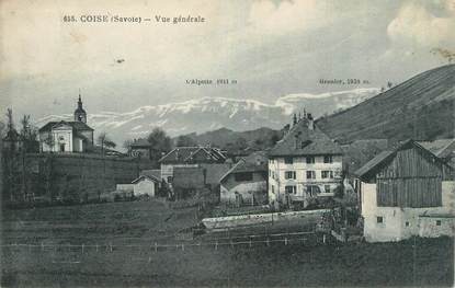 CPA FRANCE 73 "Coise, Vue générale"