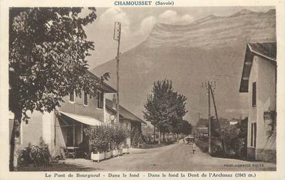 CPA FRANCE 73 "Chamousset, Le Pont de Bourgneuf"