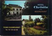 73 Savoie CPSM FRANCE 73 "Chamousset, Hôtel Restaurant Christin"