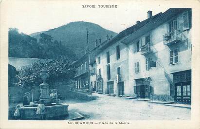 CPA FRANCE 73 "Chamoux, Place de la Mairie"