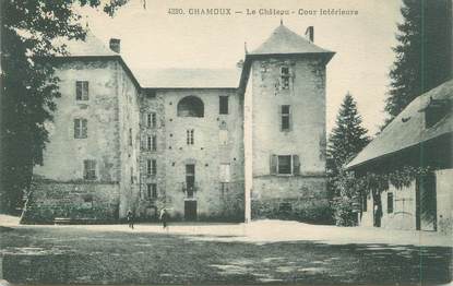 CPA FRANCE 73 "Chamoux, Cour intérieure du Château "
