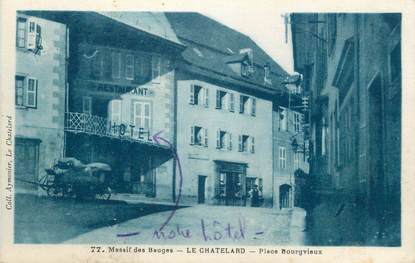 CPA FRANCE 73 "Le Chatelard, Place Bourgvieux"