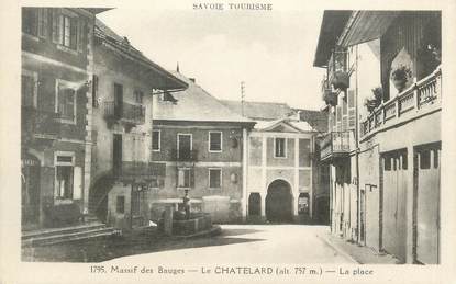 CPA FRANCE 73 "Le Chatelard, La place"