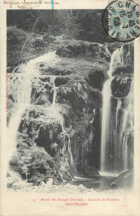 CPA FRANCE 73 "Le Chatelard, Cascade du Pissieux"