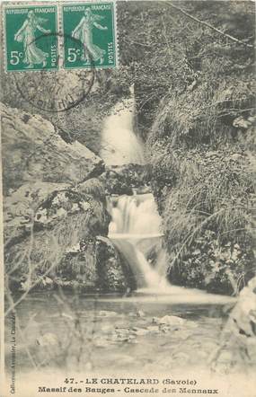 CPA FRANCE 73 "Le Chatelard, Cascade des Mennaux"