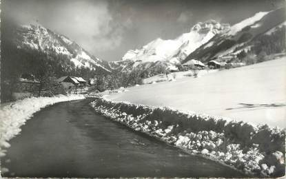 CPSM FRANCE 73 " Jarsy, Entrée du village et le Col de Chérel"