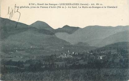 CPA FRANCE 73 " Lescheraines, Vue générale"