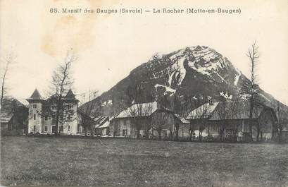 CPA FRANCE 73 " La Motte en Bauges, Le Rocher"