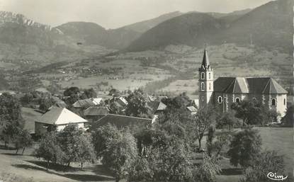 CPSM FRANCE 73 " La Motte en Bauges, Le Mont Sollier, Le Mont Détrier Le Charbon et le Mont Chabert"