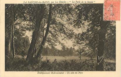 CPA FRANCE 73 " La Bauche les Bains, Un coin du parc de l'Etablissement Hydrominéral"