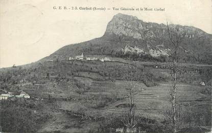 CPA FRANCE 73 " Corbel, Vue générale et le Mont Corbel"