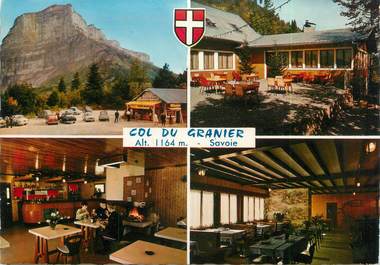 CPSM FRANCE 73 " Entremont le Vieux, Vues de l'Hôtel Restaurant du Col du Granier"
