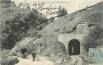 CPA FRANCE 73 " Les Gorges de Chailles"