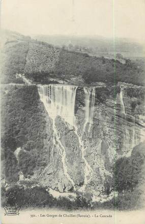 CPA FRANCE 73 " Les Gorges de Chailles, La cascade"