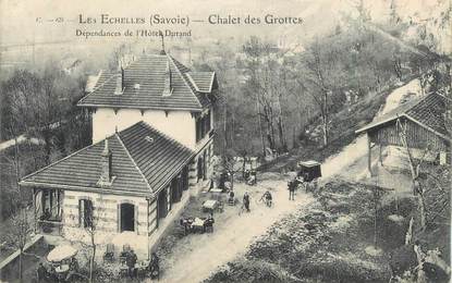 CPA FRANCE 73 " Les Echelles, Chalet des Grottes"