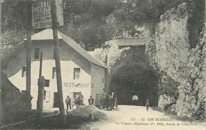 CPA FRANCE 73 " Les Echelles, Le tunnel"