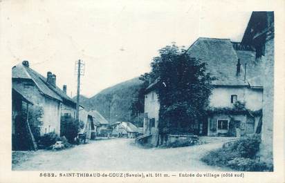 CPA FRANCE 73 " St Thibaud de Couz, Entrée du village"