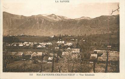 CPA FRANCE 73 "Mallataverne - Chateauneuf, Vue générale"