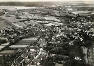 / CPSM FRANCE 89 "Saint Aubin Châteauneuf, vue aérienne"