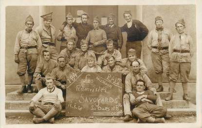 CARTE PHOTO FRANCE 73 "Les Réservistes Savoyards"