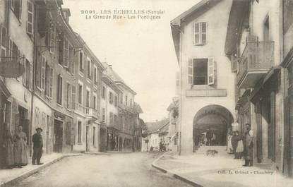 CPA FRANCE 73 "Les Echelles, La Grande Rue , les portiques"