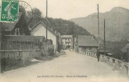 CPA FRANCE 73 "Les Echelles, Route de Chambéry"