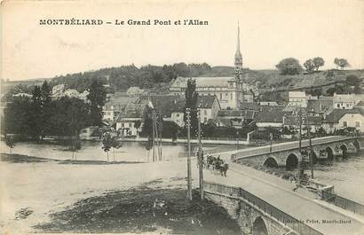 CPA FRANCE 25 "Montbéliard, le grand pont et l'Allan"