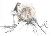 Theme CPSM ASTROLOGIE ZODIAQUE "Lion" / RONALD SEARLE