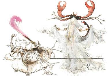 CPSM ASTROLOGIE ZODIAQUE "Scorpion" / RONALD SEARLE