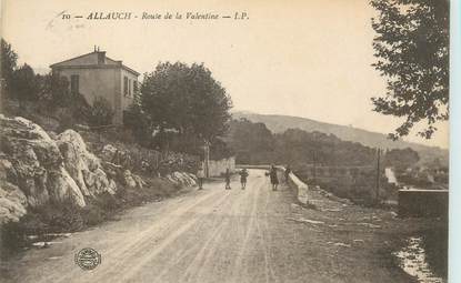 CPA FRANCE 13 " Allauch, Route de la Valentine"