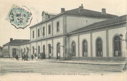 CPA FRANCE 13 " Aix en Provence, La gare"