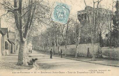 CPA FRANCE 13 " Aix en Provence, Boulevard Notre Dame, Tour des Tourreluco".