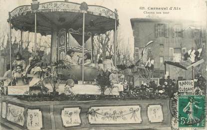 CPA FRANCE 13 " Aix en Provence" / MANEGE / CARNAVAL