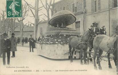 CPA FRANCE 13 " Aix en Provence, Le Corso, Les Amendines" / CARNAVAL