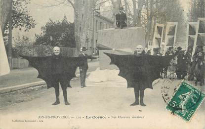 CPA FRANCE 13 " Aix en Provence, Le Corso, Les Chauves Souries" / CARNAVAL