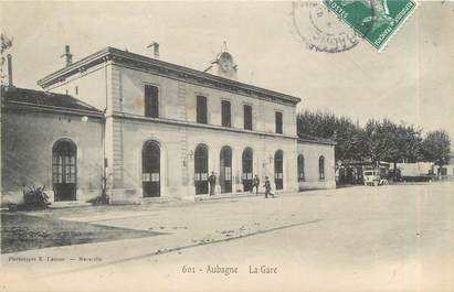 CPA FRANCE 13 " Aubagne, La gare"