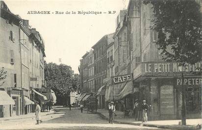 CPA FRANCE 13 " Aubagne, Rue de la République"