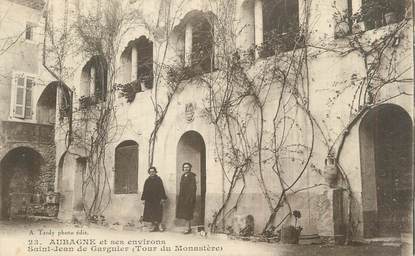 CPA FRANCE 13 " Aubagne et ses environs, La tour du Monastère St Jean de Garguier"